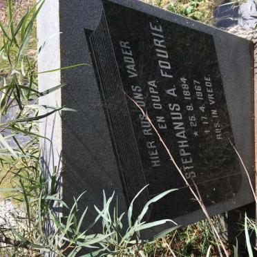 FOURIE Stephanus A. 1884-1967