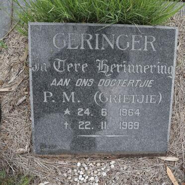 GERINGER P.M. 1964-1969
