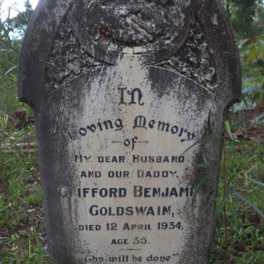 GOLDSWAIN Clifford Benjamin -1934