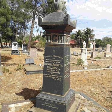 GREGOROWSKI Reginald Addington 1875-1936 &amp; Hendrica STYGER 1877-1941