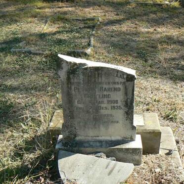 GREYLING Petrus Barend 1908-1935