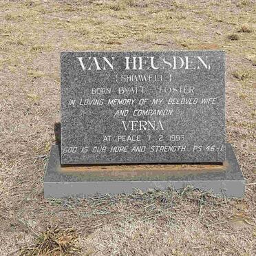HEUSDEN Verna, van -1993