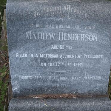 HENDERSON Mathew -1942