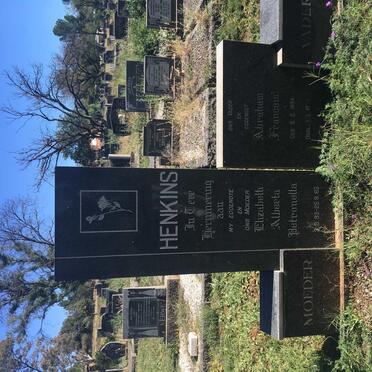 HENKINS Abraham Francois 1894-1973 &amp; Elizabeth Alberta Petronella 1893-1963