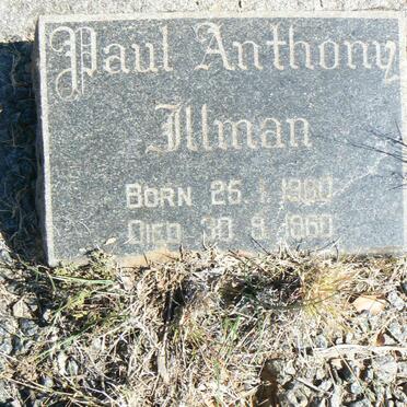 ILLMAN Paul Anthony 1960-1960