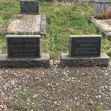 JOHNSON Stanley Arthur William 1886-1964 &amp; Jane McGregor 1890-1965