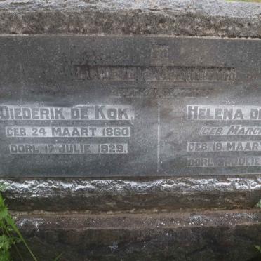 KOK Diederik, de 1860-1929 &amp; Helena MARCHAND 1868-1933