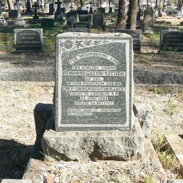 KOTTICH Reinhard Gustav 1892-1922