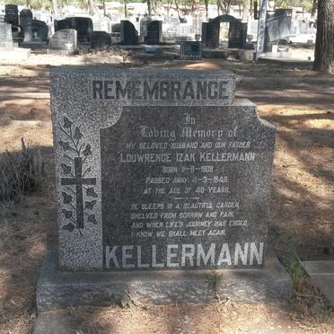 KELLERMANN Louwrence Izak 1908-1949