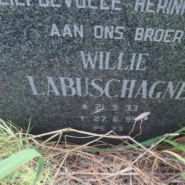 LABUSCHAGNE Willie 1933-1995