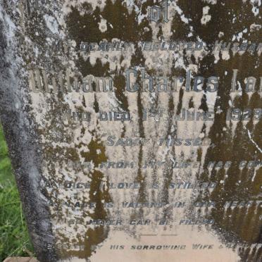 LAMB William Charles  -1929