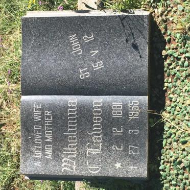 LAWSON Wilhelmina C. 1881-1965