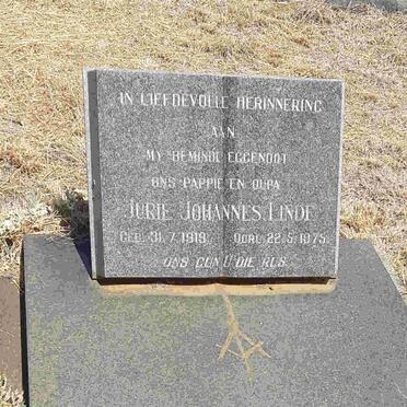 LINDE Jurie Johannes 1919-1975