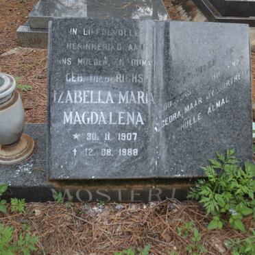 MOSTERT Izabella Maria Magdalena 1907-1988