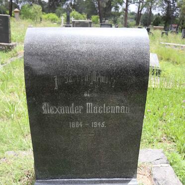 MACLENNAN Alexander 1864-1945