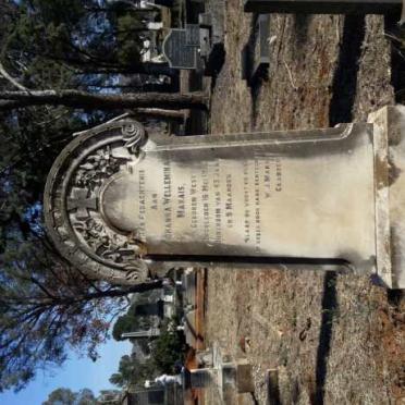 MARAIS Johanna Wellemina nee WEST -1920