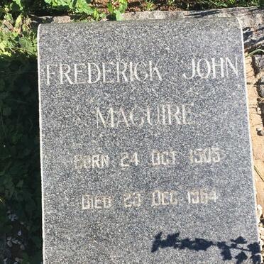 MAGUIRE Frederick John 1905-1964