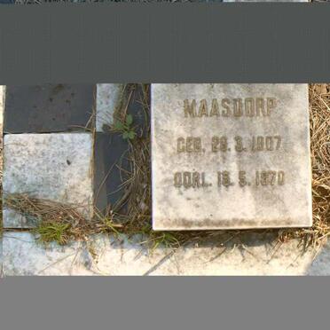 MAASDORP ? 1907-1970