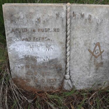 MARRAN Colin Henry 1862-1937 &amp; Margaret MCDONALD nee MCGREGOR 1871-1951