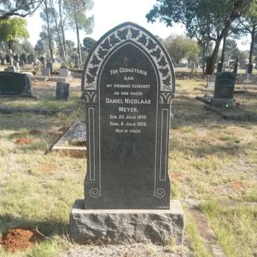 MEYER Daniel Nicolaas 1848-1928