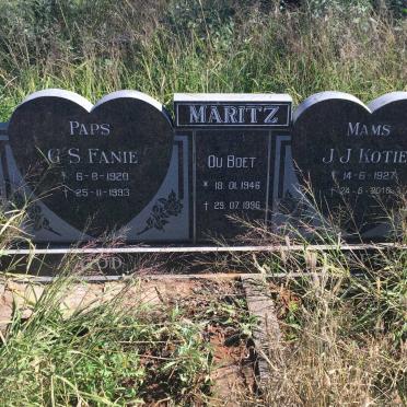 MARITZ G.S. 1920-1993 &amp; J.J. 1927-2010 :: MARITZ ? 1946-1996