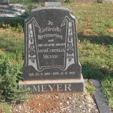 MEYER Anna Cornelia 1880-1963