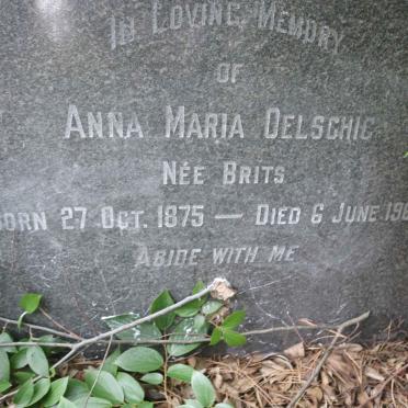 OELSCHIG Anna Maria nee BRITZ 1875-1968