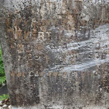 OLIVIER Okkert P.J. 190?-1936