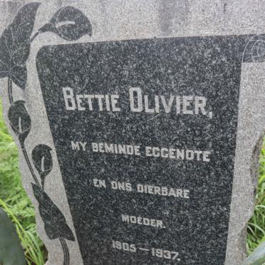 OLIVIER Bettie 1905-1937