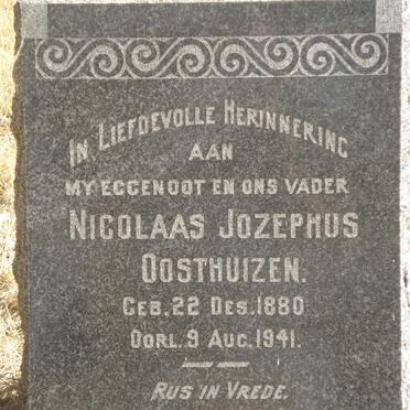 OOSTHUIZEN Nicolaas Jozephus 1880-1941