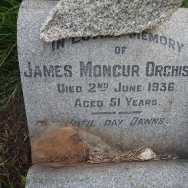 ORCHISON James Moncur -1936