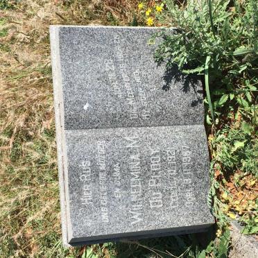 PLOOY Wilhelmina M., du 1921-1967