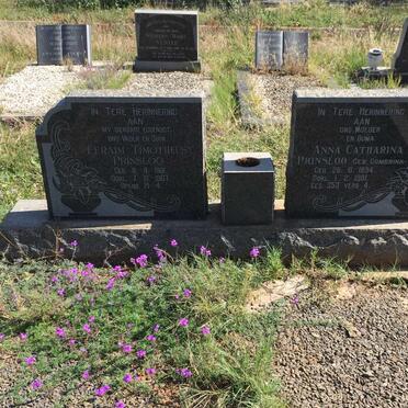 PRINSLOO Efraim Timotheus 1901-1967 &amp; Anna Catharina COMBRINK 1894-1981