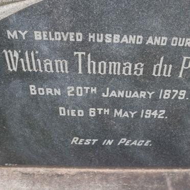 PLOOY William Thomas, du 1879-1942