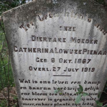 PIENAAR Catherina Lowuze 1867-1919