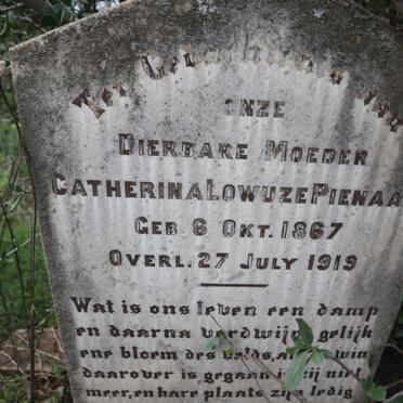 PIENAAR Catherina Lowuze 1867-1919