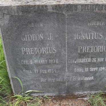 PRETORIUS Gideon J. 1876-1934 &amp; Ignatius P.L. KRUGER 1889-1947