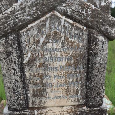 PIENAAR Christoffel Cornelius 1934-1935