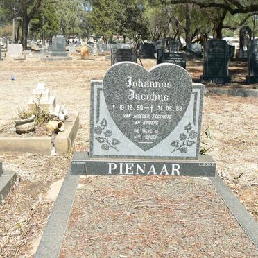 PIENAAR Johannes Jacobus 1950-1988