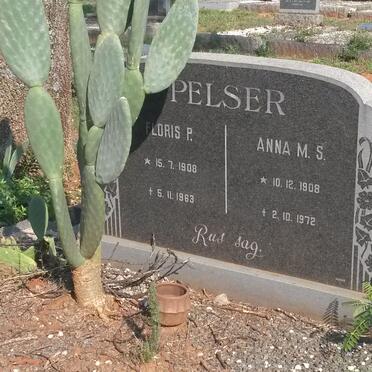 PELSER Floris P. 1908-1963 &amp; Anna M.S. 1908-1972
