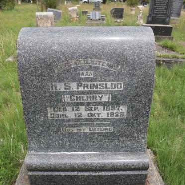 PRINSLOO H.S. 1892-1929