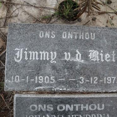 RIET Jimmy, v.d. 1905-1972