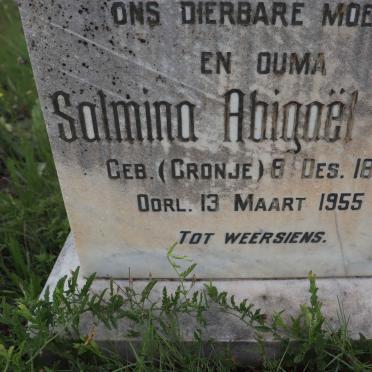 ROBB Salmina Abigael nee CRONJE 1872-1955