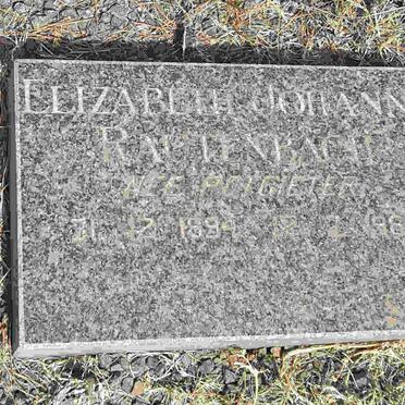RAUTENBACH Elizabeth Johanna nee POTGIETER 1894-19??