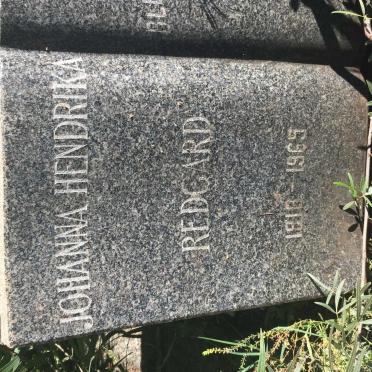 REDGARD Johanna Hendrika 1918-1965