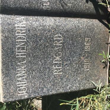 REDGARD Johanna Hendrika 1918-1965