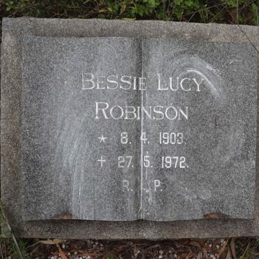 ROBINSON Bessie Lucy 1903-1972