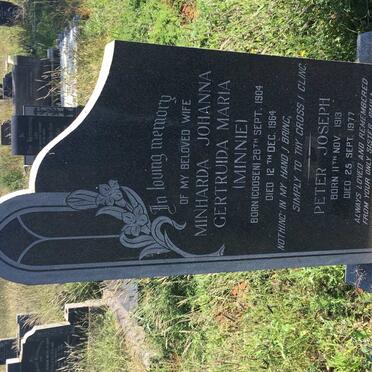 RALPH Peter Joseph 1913-1977 &amp; Minharda Johanna Gertruida Maria GOOSEN 1904-1964