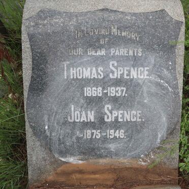 SPENCE Thomas 1868-1937 &amp; Joan 1875-1946