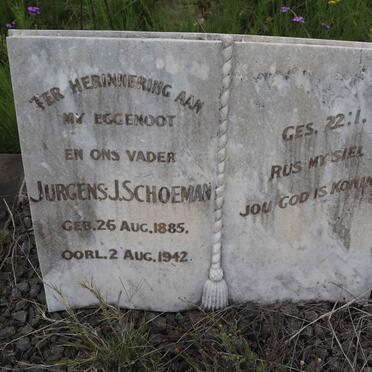 SCHOEMAN Jurgens J. 1885-1942